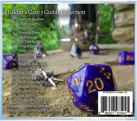 Baldur's Gate 3 Guitar Collection - CD with Jewel Case